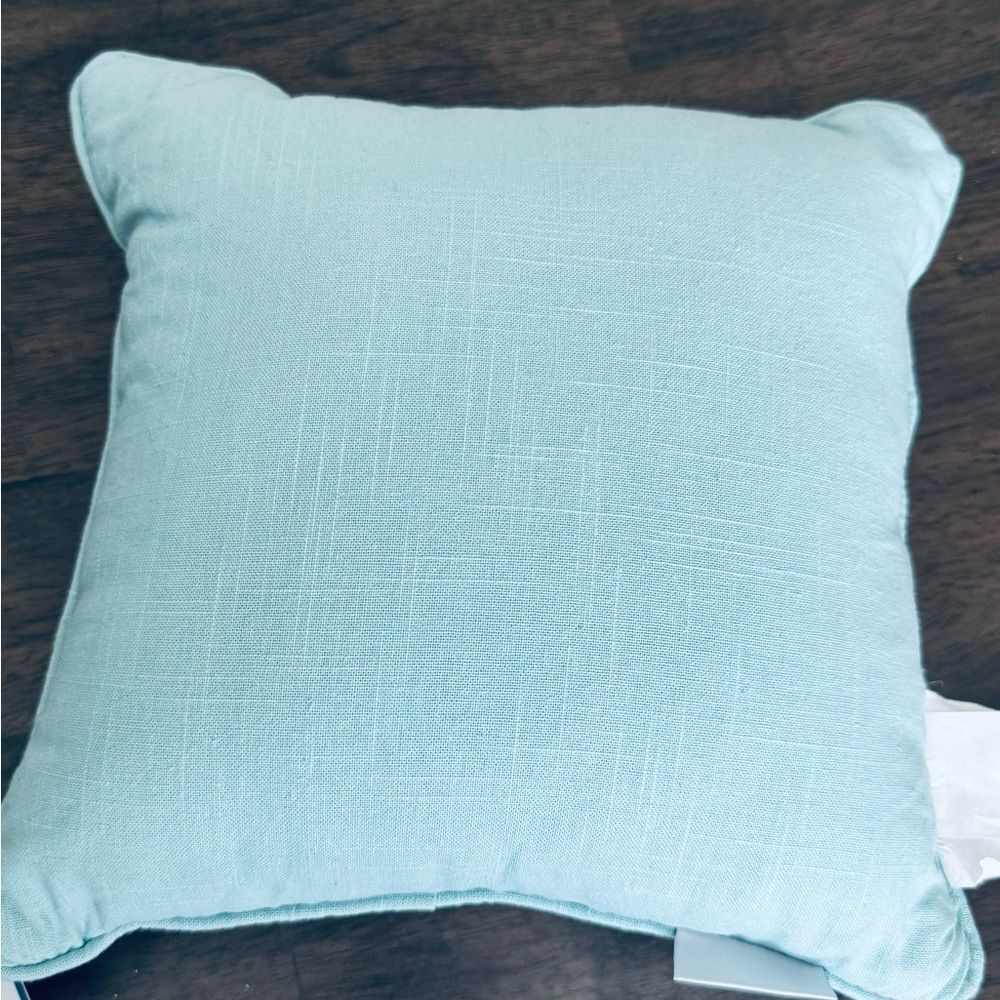 Starfish Beach Coastal Decor Beaded Throw Pillow - Picture 2 of 2
